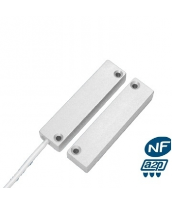 Alarme détecteur ouverture alu NFA2P avec câble