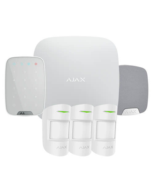Alarme Ajax HUBKIT-PRO-KS - Pack alarme IP / GPRS avec sirène intérieure