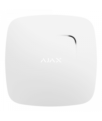 Alarme Ajax FIREPROTECTPLUS-W - Détecteur fumée et de monoxyde de carbone blanc