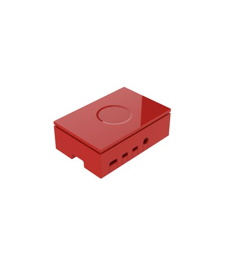 Boitier Raspberry Pi 4 Multicomp Pro rouge
