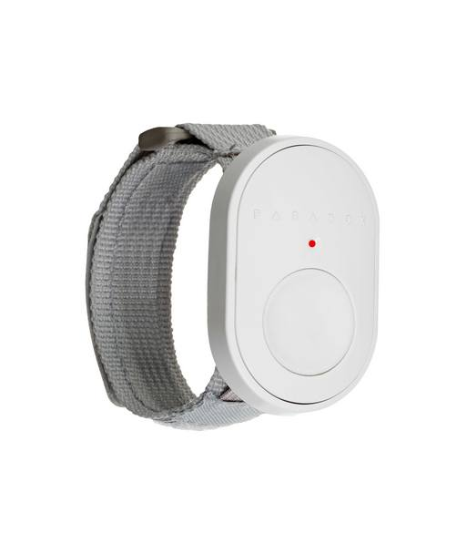 Paradox B101 - Bracelet pour bouton palique radio blanc REM101
