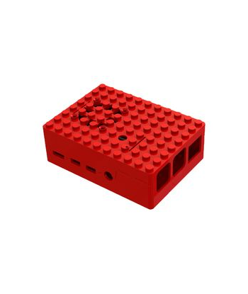 Boitier Lego rouge Raspberry Pi 4