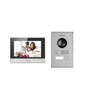 Hikvision DS-KIS703-P - Portier vidéo 2 fils IP